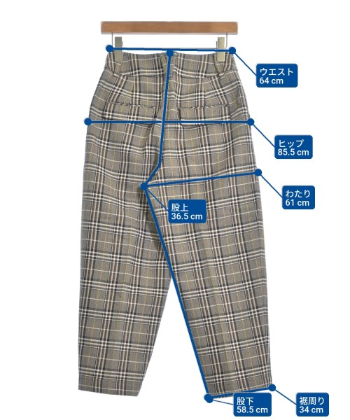 IENA（イエナ）スラックス 茶 サイズ:36(S位) レディース/2200637119184