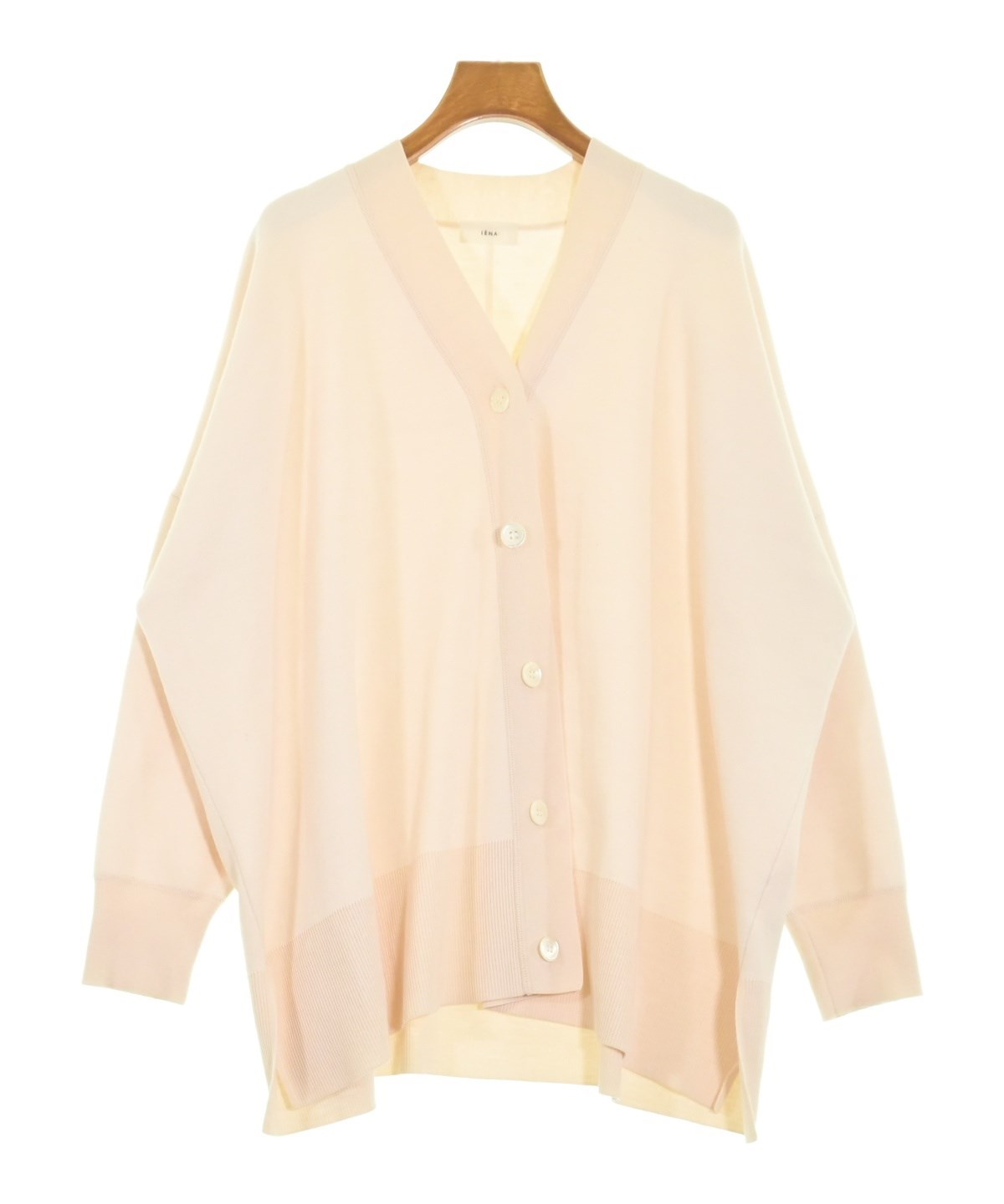 IENA カーディガン レディース イエナ 中古　古着 IENA - 美品 23AW IENA イエナ 長袖 シアーVネック ニット