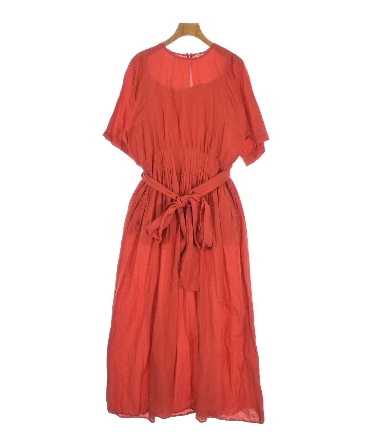 【コットン100】IENA イエナ　ノースリーブロングワンピース　インド　赤 IENA（イエナ）｜ワンピース（レッド系）一覧 - WEAR