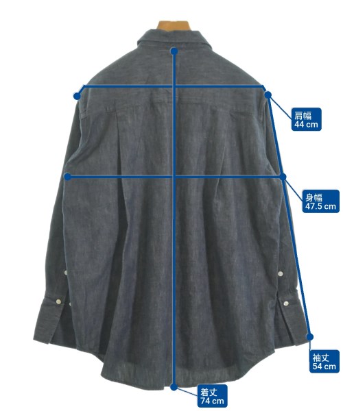 IENA（イエナ）カジュアルシャツ 紺 サイズ:38(M位) レディース/2200614774085