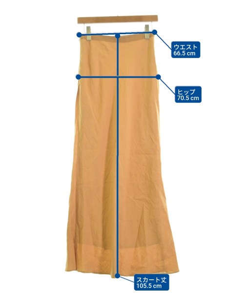 IENA（イエナ）ロング・マキシ丈スカート オレンジ サイズ:38(M位) レディース/2200614774184