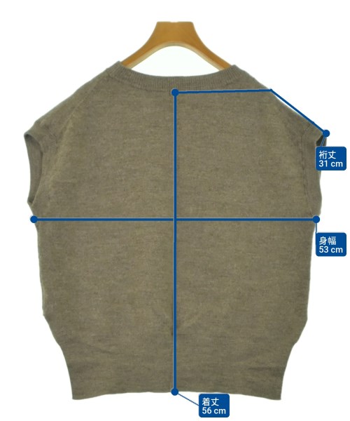 IENA（イエナ）ベスト カーキ サイズ:F レディース/2200614774207