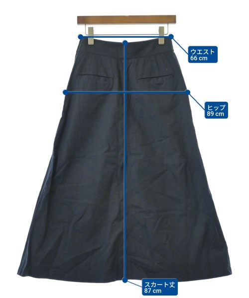 IENA（イエナ）ロング・マキシ丈スカート 紺 サイズ:36(S位) レディース/2200623611067