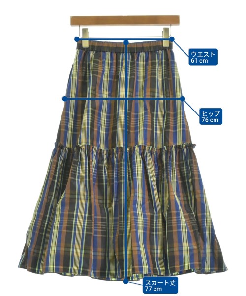 IENA（イエナ）ロング・マキシ丈スカート 青 サイズ:34(XS位) レディース/2200616926109