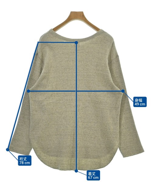 IENA（イエナ）Tシャツ・カットソー ベージュ サイズ:F レディース/2200616723029