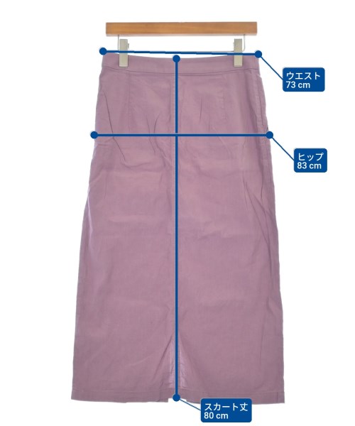 IENA（イエナ）ロング・マキシ丈スカート 紫 サイズ:40(M位) レディース/2200617635048