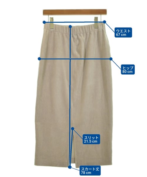 IENA（イエナ）ロング・マキシ丈スカート ベージュ サイズ:38(M位) レディース/2200618249152