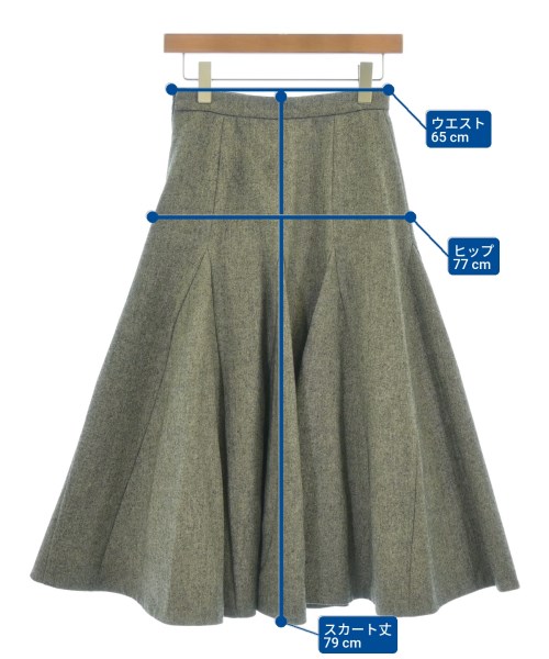 IENA（イエナ）ロング・マキシ丈スカート グレー サイズ:36(S位) レディース/2200630973066