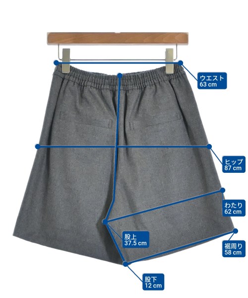 IENA（イエナ）ショートパンツ グレー サイズ:38(M位) レディース/2200633358037