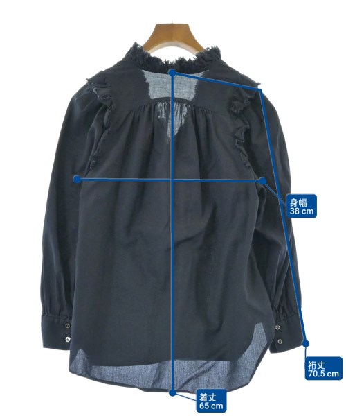 IENA（イエナ）カジュアルシャツ 紺 サイズ:36(S位) レディース/2200634391026