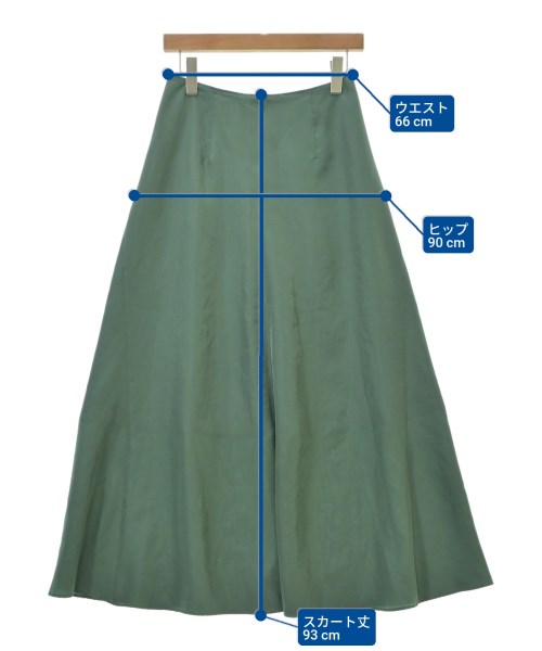 IENA（イエナ）ロング・マキシ丈スカート 緑 サイズ:38(M位) レディース/2200611868046