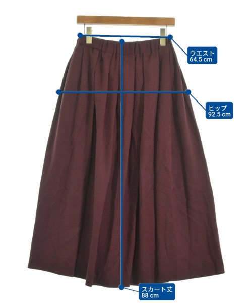 IENA（イエナ）ロング・マキシ丈スカート 赤 サイズ:38(M位) レディース/2200613876087