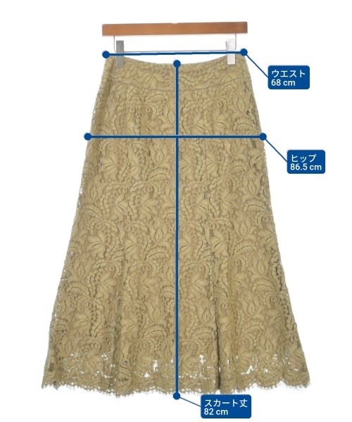 IENA（イエナ）ロング・マキシ丈スカート カーキ サイズ:38(M位) レディース/2200618929016