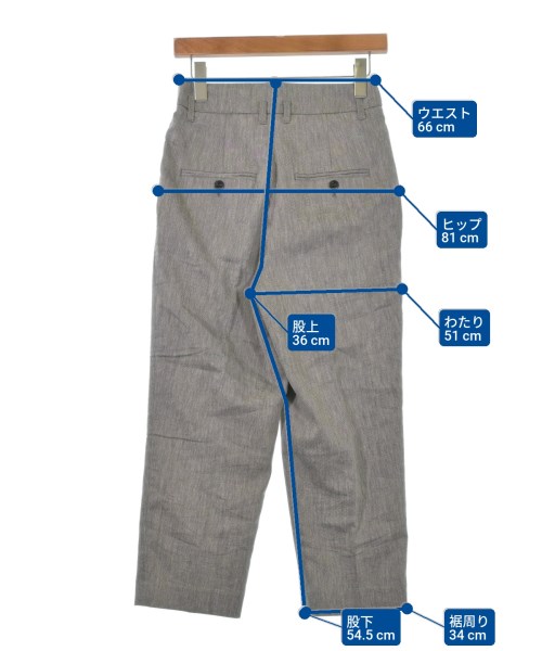 IENA（イエナ）クロップドパンツ グレー サイズ:36(S位) レディース/2200611627018