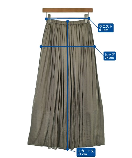 IENA（イエナ）ロング・マキシ丈スカート グレー サイズ:-(XS位) レディース/2200613991056