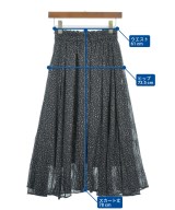 IENA（イエナ）ロング・マキシ丈スカート 紺 サイズ:34(XS位) レディース/2200614589016