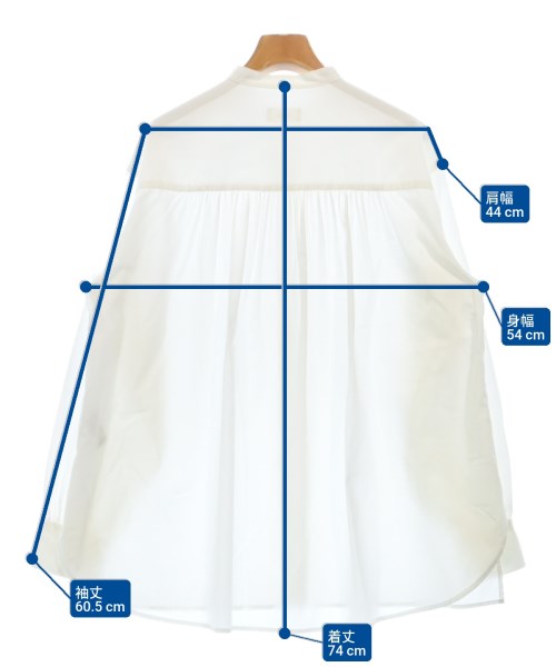 IENA（イエナ）カジュアルシャツ 白 サイズ:38(M位) レディース/2200620525022