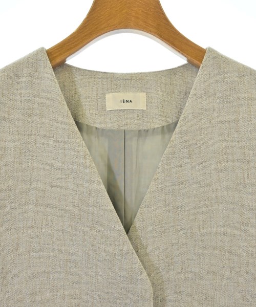 IENA（イエナ）ノーカラージャケット グレー サイズ:36(S位) レディース/2200619866013