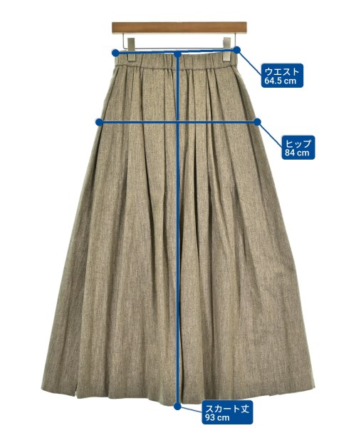 IENA（イエナ）ロング・マキシ丈スカート ベージュ サイズ:36(S位) レディース/2200668248044