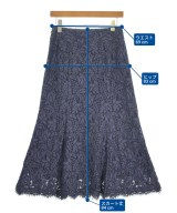 IENA（イエナ）ひざ丈スカート 紺 サイズ:38(M位) レディース/2200673328021