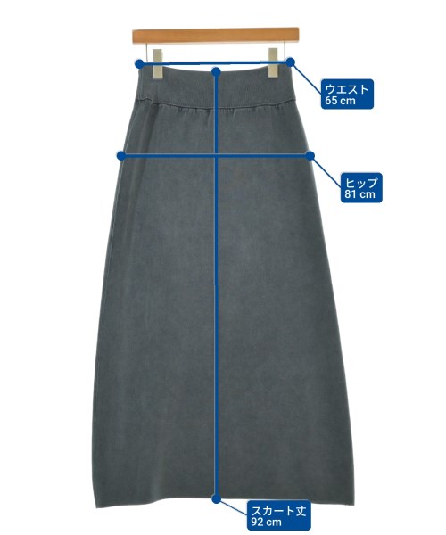 IENA（イエナ）ロング・マキシ丈スカート グレー サイズ:38(M位) レディース/2200671765026