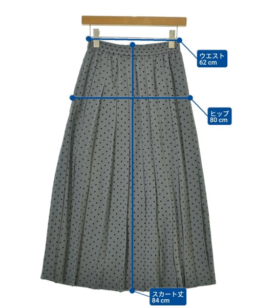 IENA（イエナ）ロング・マキシ丈スカート グレー サイズ:36(S位) レディース/2200671313111