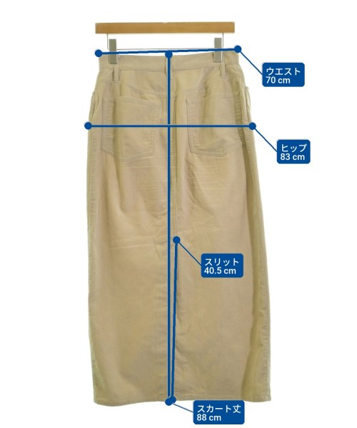 IENA（イエナ）ロング・マキシ丈スカート ベージュ サイズ:38(M位) レディース/2200668130042