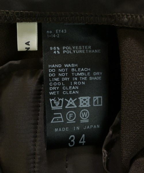 IENA（イエナ）スラックス 茶 サイズ:34(XS位) レディース/2200669296129