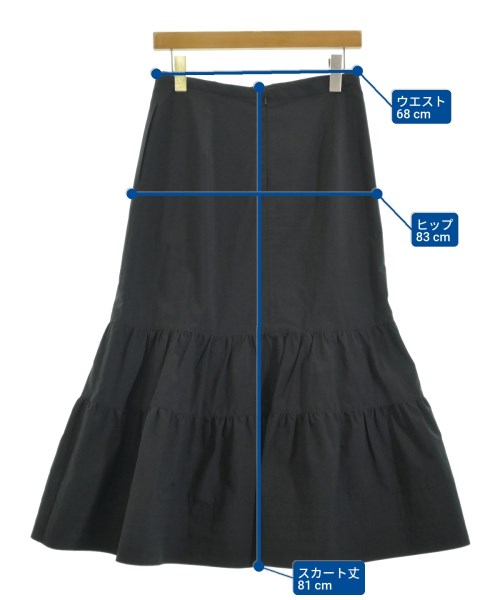 IENA（イエナ）ロング・マキシ丈スカート 黒 サイズ:38(M位) レディース/2200673653062