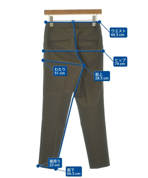 IENA（イエナ）スラックス 茶 サイズ:34(XS位) レディース/2200675335058