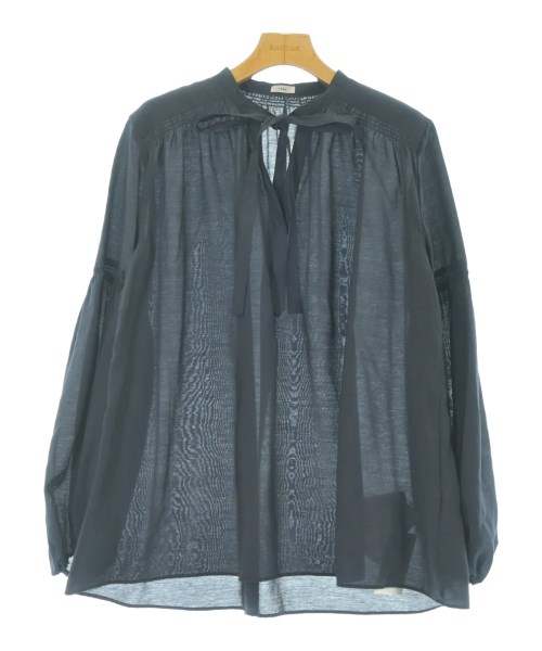 IENA(イエナ)ブラウス 紺 サイズ:F/2200673111173