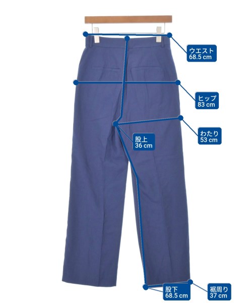 IENA（イエナ）スラックス 青 サイズ:36(S位) レディース/2200675944021