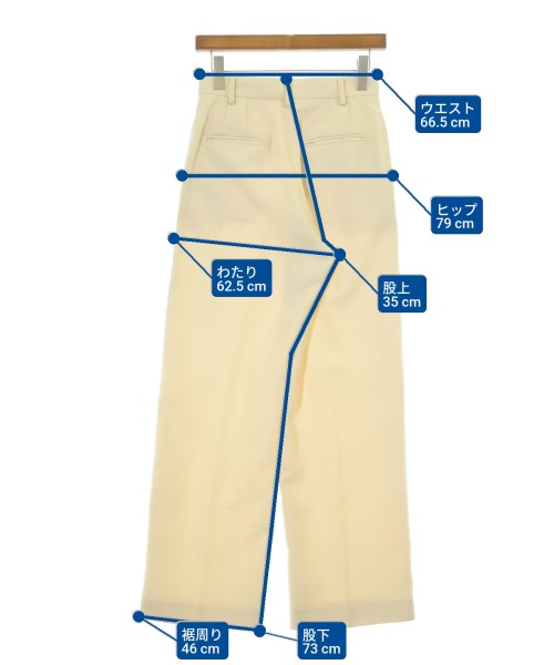 IENA（イエナ）スラックス 白 サイズ:36(S位) レディース/2200675944052