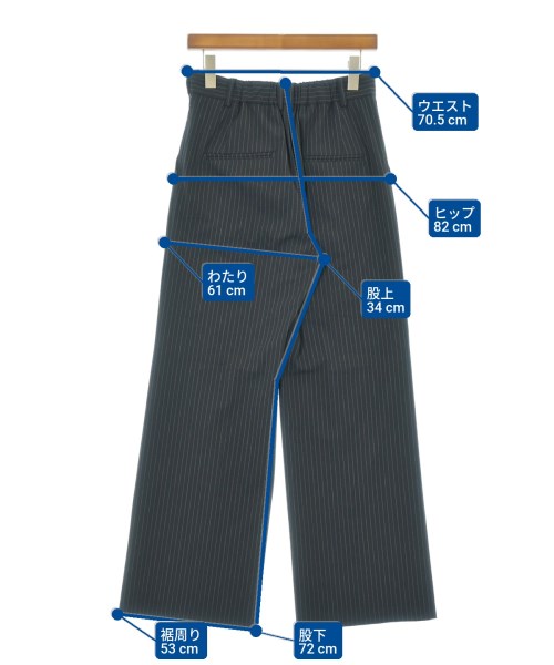 IENA（イエナ）スラックス 紺 サイズ:38(M位) レディース/2200675944076