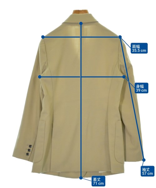 IENA（イエナ）ジャケット ベージュ サイズ:36(S位) レディース/2200668957076