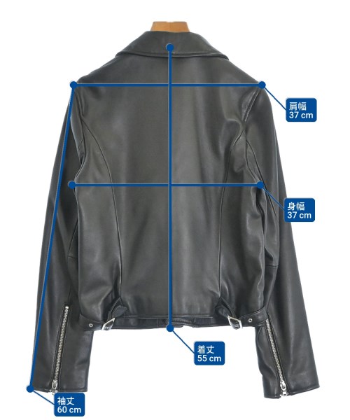 IENA（イエナ）ライダース 黒 サイズ:38(M位) レディース/2200669504019