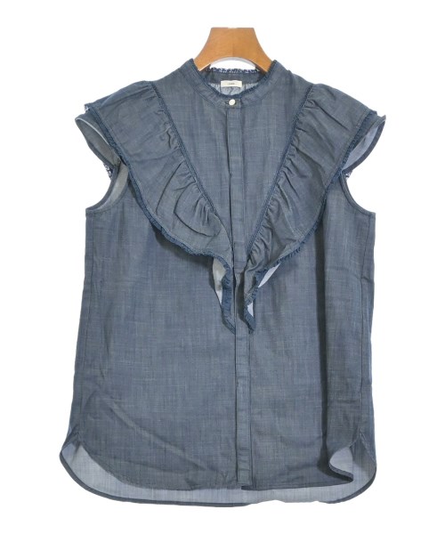 IENA(イエナ)ブラウス 紺 サイズ:F/2200672246319
