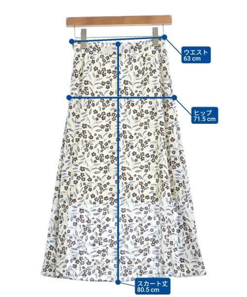 IENA（イエナ）ロング・マキシ丈スカート 白 サイズ:34(XS位) レディース/2200672972157