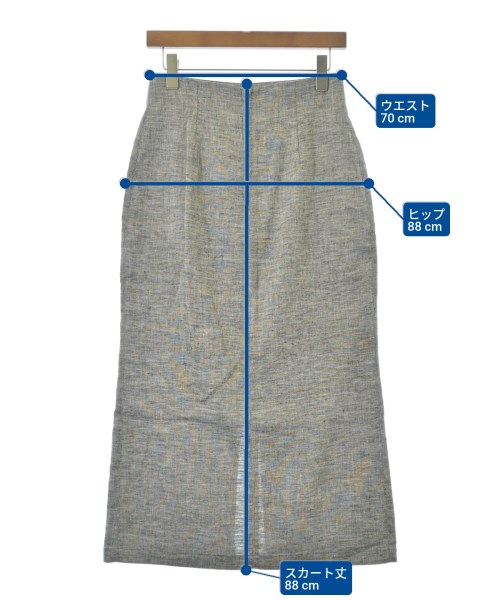 IENA（イエナ）ロング・マキシ丈スカート グレー サイズ:38(M位) レディース/2200670354054