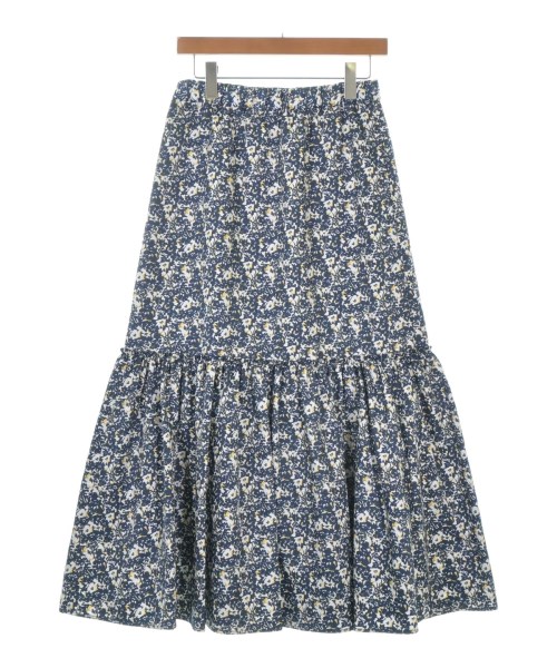 IENA(イエナ)ロング・マキシ丈スカート 紺 サイズ:38(M位)/2200671489038