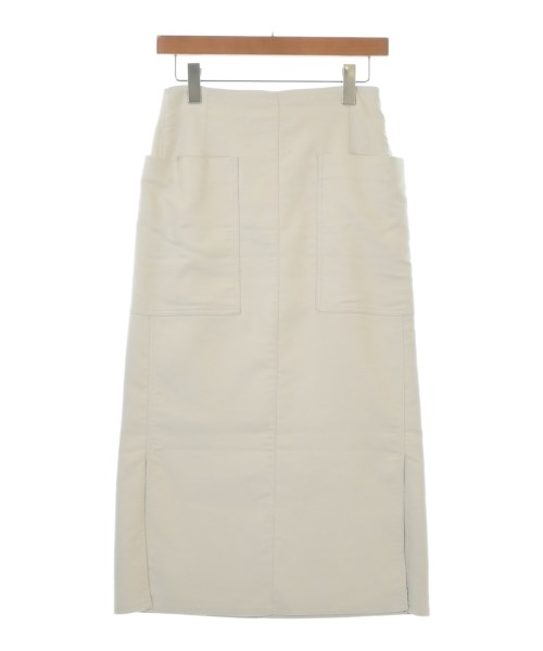 IENA(イエナ)ロング・マキシ丈スカート 白 サイズ:36(S位)/2200676251012