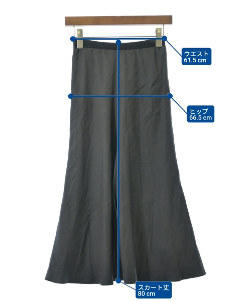 IENA（イエナ）ロング・マキシ丈スカート グレー サイズ:34(XS位) レディース/2200671404017