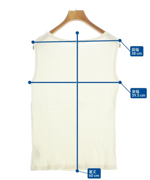 IENA（イエナ）ノースリーブ 白 サイズ:-(S位) レディース/2200674681088