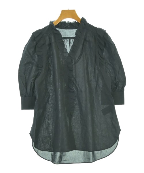 IENA(イエナ)ブラウス 黒 サイズ:36(S位)/2200678008072