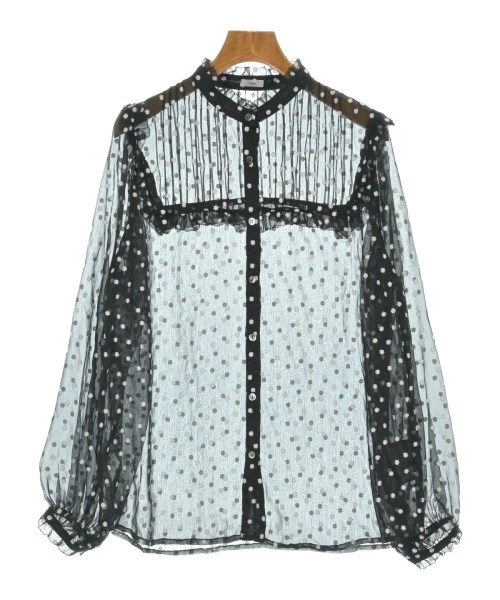 IENA(イエナ)ブラウス 黒 サイズ:F/2200678008119