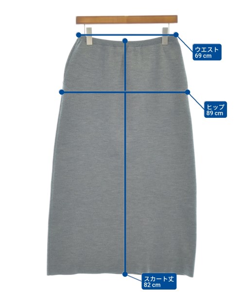 IENA（イエナ）ロング・マキシ丈スカート グレー サイズ:36(S位) レディース/2200676053012