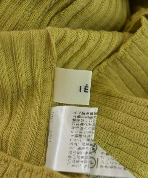 IENA（イエナ）ニット・セーター 黄 サイズ:-(XS位) レディース/2200677876108