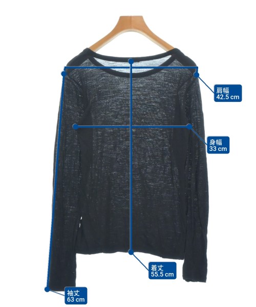 IENA（イエナ）Tシャツ・カットソー 黒 サイズ:-(XS位) レディース/2200689829017