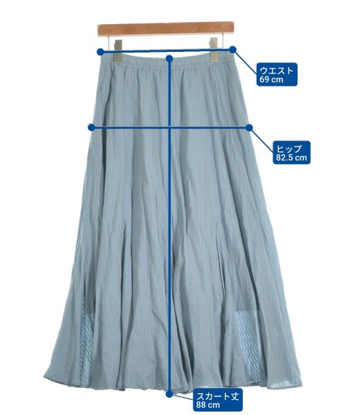 IENA（イエナ）ロング・マキシ丈スカート 青 サイズ:38(M位) レディース/2200693752028