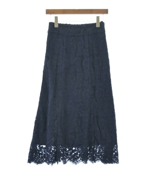 IENA（イエナ）ロング・マキシ丈スカート 紺 サイズ:34(XS位) レディース/2200649343027